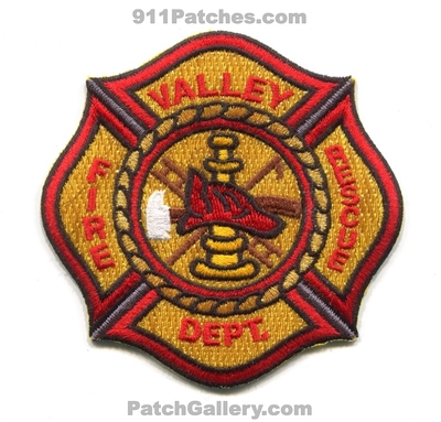 Valley Fire Rescue Department Patch (Nebraska)
Scan By: PatchGallery.com
Keywords: dept.