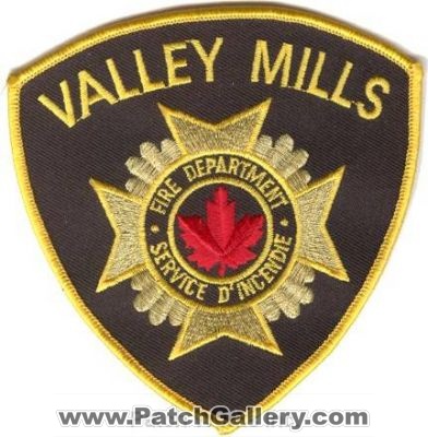 Valley Mills Fire Department (Canada NS)
Thanks to zwpatch.ca for this scan.

