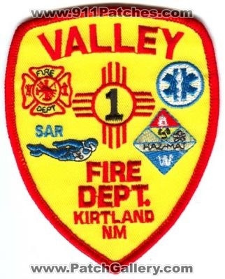 Valley Fire Department (New Mexico)
Scan By: PatchGallery.com
Keywords: dept. sar hazmat haz-mat kirtland nm 1