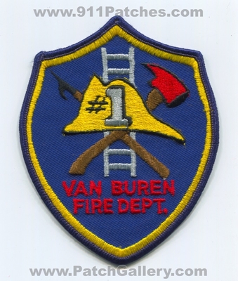 Van Buren Fire Department Patch (Maine)
Scan By: PatchGallery.com
Keywords: dept. #1