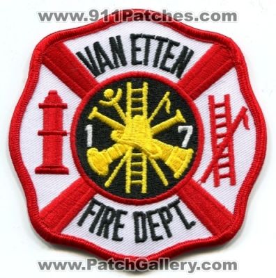 Van Etten Fire Department (New York)
Scan By: PatchGallery.com
Keywords: dept. 17