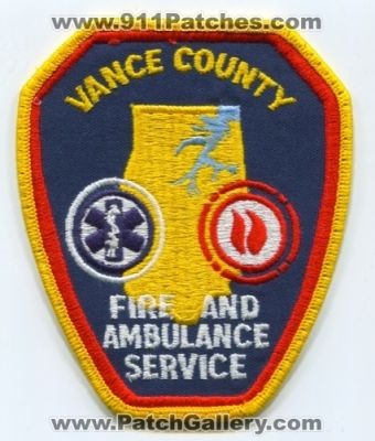 Vance County Fire and Ambulance Service (North Carolina)
Scan By: PatchGallery.com
Keywords: ems department dept.