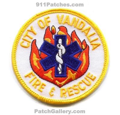 Vandalia Fire and Rescue Department Patch (Ohio)
Scan By: PatchGallery.com
Keywords: city of & dept.