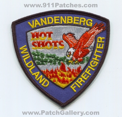 Vandenberg Air Force Base AFB Wildland Firefighter Hot Shots Forest Fire Wildfire USAF Military Patch (California)
Scan By: PatchGallery.com
Keywords: a.f.b. u.s.a.f. hotshots