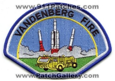 Vandenberg Air Force Base Fire Department (California)
Scan By: PatchGallery.com
Keywords: dept. afb usaf