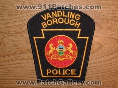 Vandling Borough Police Department (Pennsylvania)
Picture By: PatchGallery.com
Keywords: dept.
