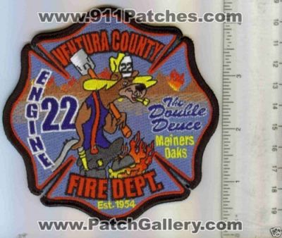 Ventura County Fire Engine 22 (California)
Thanks to Mark C Barilovich for this scan.
Keywords: dept. department