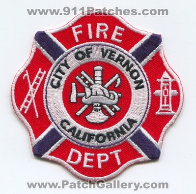 Vernon Fire Department Patch (California)
Scan By: PatchGallery.com
Keywords: city of dept.