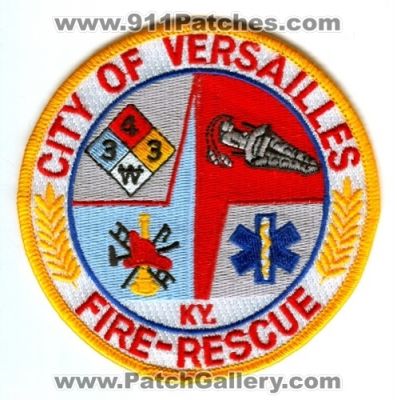 Versailles Fire Rescue Department (Kentucky)
Scan By: PatchGallery.com
Keywords: city of dept. ky.