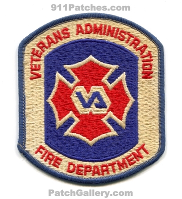 Veterans Administration VA Fire Department Patch (No State Affiliation)
Scan By: PatchGallery.com
Keywords: dept. affairs military