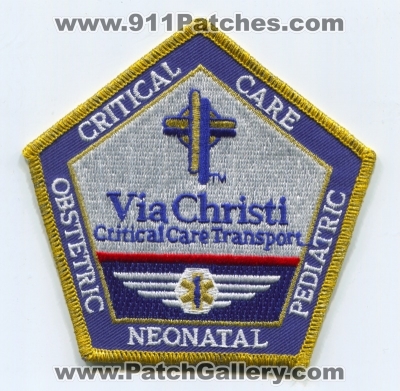 Via Christi Critical Care Transport (Kansas)
Scan By: PatchGallery.com
Keywords: ems cct obstetric neonatal pediatric