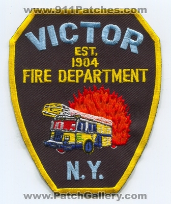 Victor Fire Department Patch (New York)
Scan By: PatchGallery.com
Keywords: dept. n.y.