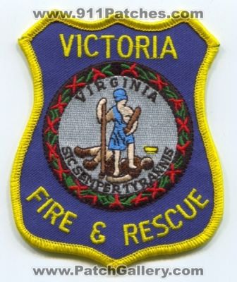 Victoria Fire and Rescue Department Patch (Virginia)
Scan By: PatchGallery.com
Keywords: & dept.