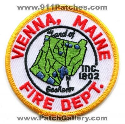 Vienna Fire Department (Maine)
Scan By: PatchGallery.com
Keywords: dept.