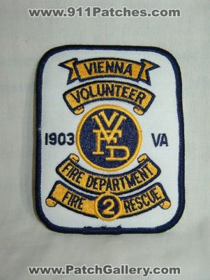 Vienna Volunteer Fire Department Rescue 2 (Virginia)
Thanks to Walts Patches for this picture.
Keywords: dept.