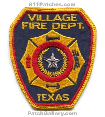 Village Fire Department Patch (Texas)
Scan By: PatchGallery.com
Keywords: dept.