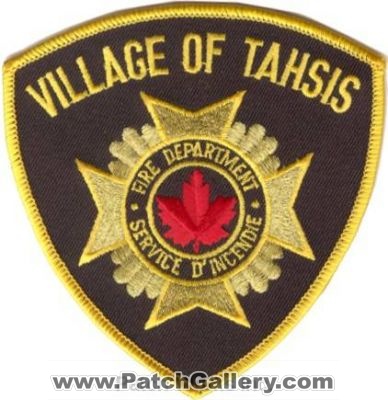Village of Tahsis Fire Department (Canada BC)
Thanks to zwpatch.ca for this scan.
