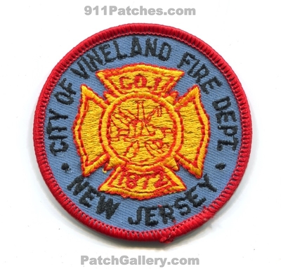 Vineland Fire Department Company 1 Patch (New Jersey)
Scan By: PatchGallery.com
Keywords: city of dept. co. station 1872