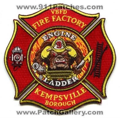 Virginia Beach Fire Department Station 9 (Virginia)
Scan By: PatchGallery.com
Keywords: dept. vbfd company engine ladder truck factory kempsville borough
