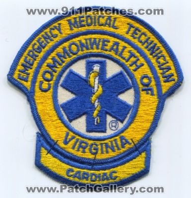 Virginia State Emergency Medical Technician EMT Cardiac (Virginia)
Scan By: PatchGallery.com
Keywords: certified commonwealth of