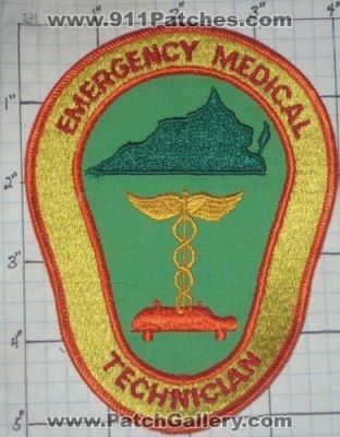 Virginia State Emergency Medical Technician (Virginia)
Thanks to swmpside for this picture.
Keywords: ems emt