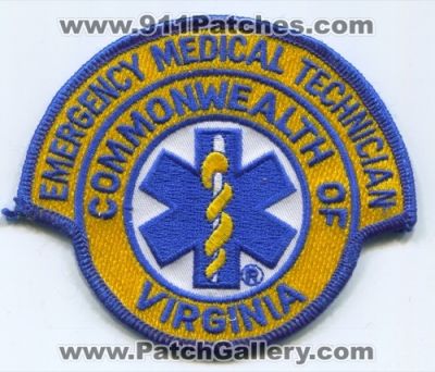 Virginia State Emergency Medical Technician EMT (Virginia)
Scan By: PatchGallery.com
Keywords: certified commonwealth of