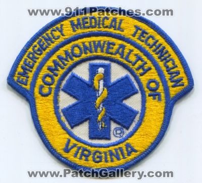 Virginia State Emergency Medical Technician EMT (Virginia)
Scan By: PatchGallery.com
Keywords: certified commonwealth of