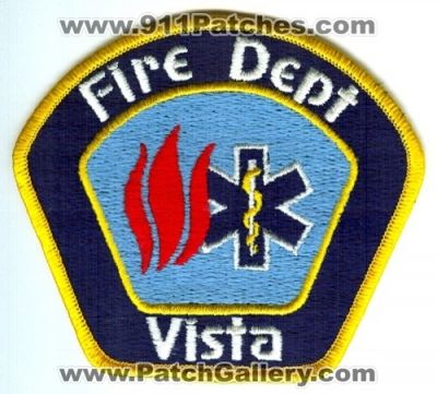 Vista Fire Department Patch (California)
[b]Scan From: Our Collection[/b]
Keywords: dept