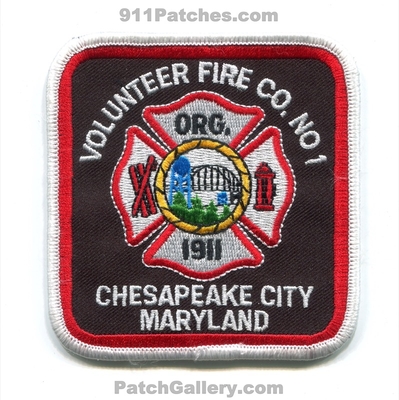 Volunteer Fire Company Number 1 Chesapeake City Patch (Maryland)
Scan By: PatchGallery.com
Keywords: vol. co. no. #1 department dept. org. 1911