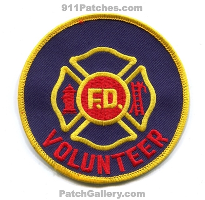 Volunteer Fire Department Patch (No State Affiliation)
Scan By: PatchGallery.com
Keywords: vol. dept. f.d. fd