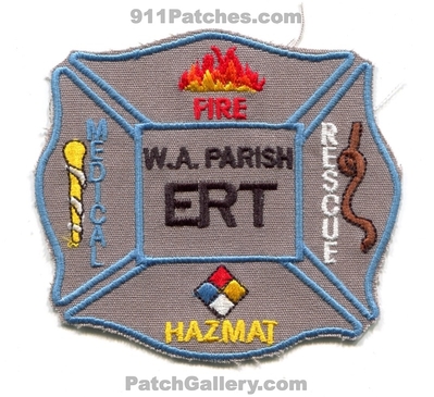W.A. Parish Power Plant Emergency Response Team ERT Fire Rescue Medical HazMat Patch (Texas)
Scan By: PatchGallery.com
Keywords: wa generating station industrial haz-mat hazardous materials electricty