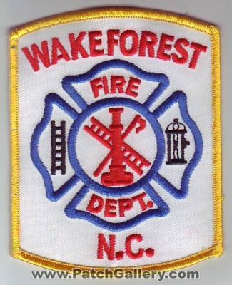 Wakeforest Fire Department (North Carolina)
Thanks to Dave Slade for this scan.
Keywords: dept