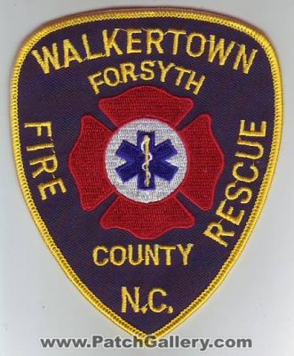 Walkertown Fire Rescue (North Carolina)
Thanks to Dave Slade for this scan.
County: Forsyth
