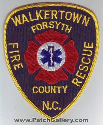 Walkertown Fire Rescue (North Carolina)
Thanks to Dave Slade for this scan.
County: Forsyth
