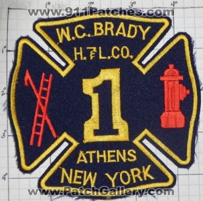 WC Brady Fire Hook and Ladder Company 1 (New York)
Thanks to swmpside for this picture.
Keywords: w.c. h.&l. co. athens