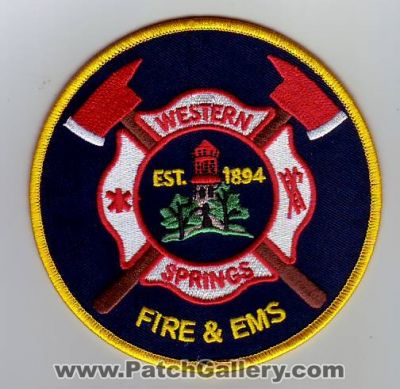 Western Springs Fire and EMS Department (Illinois)
Thanks to Dave Slade for this scan.
Keywords: & dept.