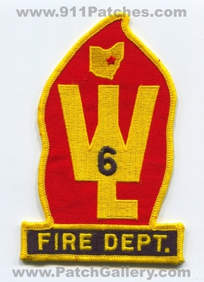 West Lafayette Fire Department 6 Patch (Ohio)
Scan By: PatchGallery.com
Keywords: wl dept.