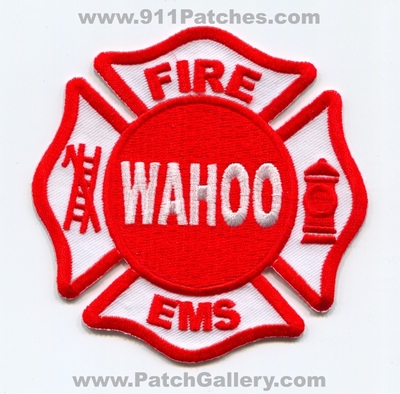 Wahoo Fire EMS Department Patch (Nebraska)
Scan By: PatchGallery.com
Keywords: dept.