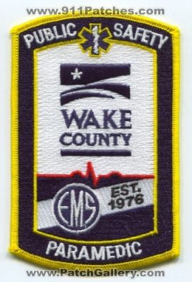 Wake County Emergency Medical Services Paramedic (North Carolina)
Scan By: PatchGallery.com
Keywords: ems public safety department dept. dps