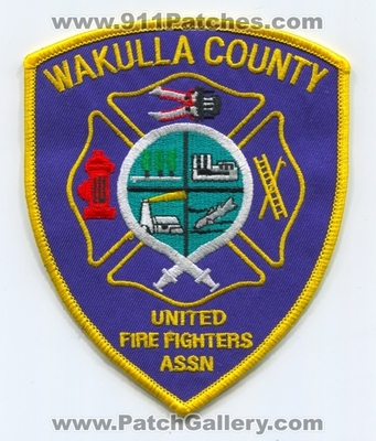 Wakulla County United Firefighters Association Patch (Florida)
Scan By: PatchGallery.com
Keywords: co. ffs assn. fire department dept.