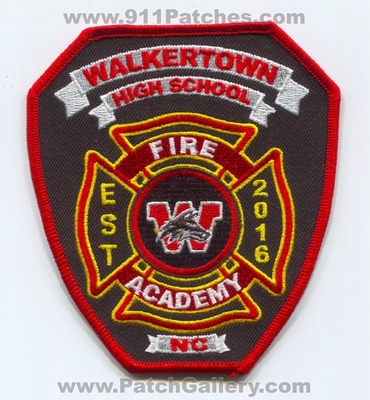 Walkertown High School Fire Academy Patch (North Carolina)
Scan By: PatchGallery.com
Keywords: department dept. nc est 2016