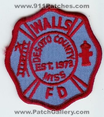Walls Fire Department (Mississippi)
Thanks to Mark C Barilovich for this scan.
Keywords: dept. desoto county
