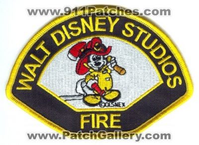 Walt Disney Studios Fire Department Patch (California)
Scan By: PatchGallery.com
Keywords: dept. mickey mouse