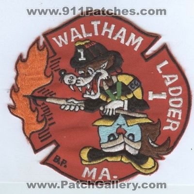 patchgallery ladder waltham fire massachusetts patches department 911patches ambulance emblems ems departments offices sheriffs depts enforcement rescue virtual patch logos