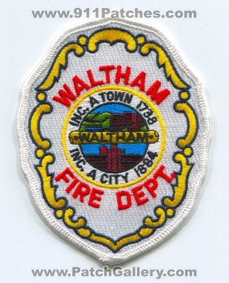 Waltham Fire Department Patch (Massachusetts)
Scan By: PatchGallery.com
Keywords: dept. inc. a town 1738 city 1884