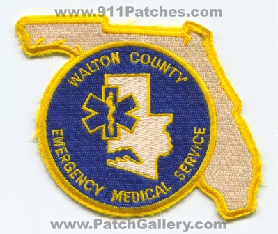 Walton County Emergency Medical Services EMS Patch (Florida)
Scan By: PatchGallery.com
Keywords: co. e.m.s. ambulance state shape