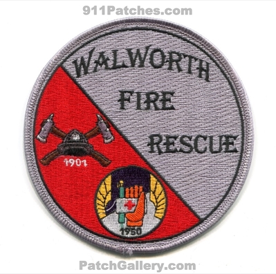 Walworth Fire Rescue Department Patch (Wisconsin)
Scan By: PatchGallery.com
Keywords: dept. 1901 1950