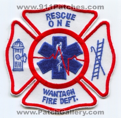 Wantagh Fire Department Rescue One Patch (New York)
Scan By: PatchGallery.com
Keywords: dept. 1 company co. station