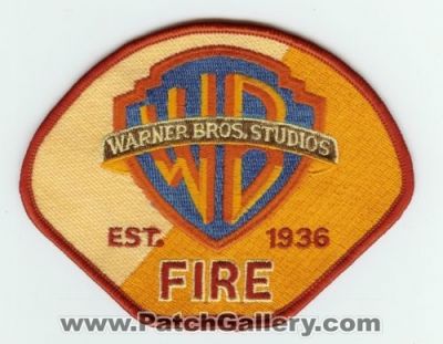 Warner Brothers Studios Fire Department (California)
Thanks to Paul Howard for this scan.
Keywords: wb bros. dept. movie film