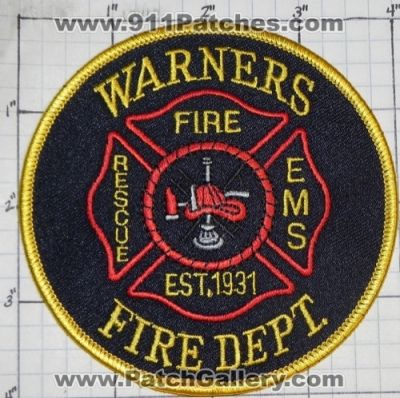 Warners Fire Rescue EMS Department (New York)
Thanks to swmpside for this picture.
Keywords: dept.